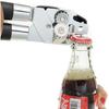 Can Opener Manual with Pliers Grip Professional Gear Drive Heavy-duty with Non-slip Handle ,Easy to Turn Knob (Black)