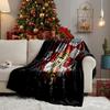 Granada Golden Crest  Throws Blanket Flannel Blankets Plush for Couch Bed Gifts for Men Women Travel picnic blanket Christmas fan gifts