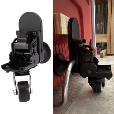 Rolling Tool Box Caster Wheel Kit Foldable Ergonomic Design Low Noise Replacement for  