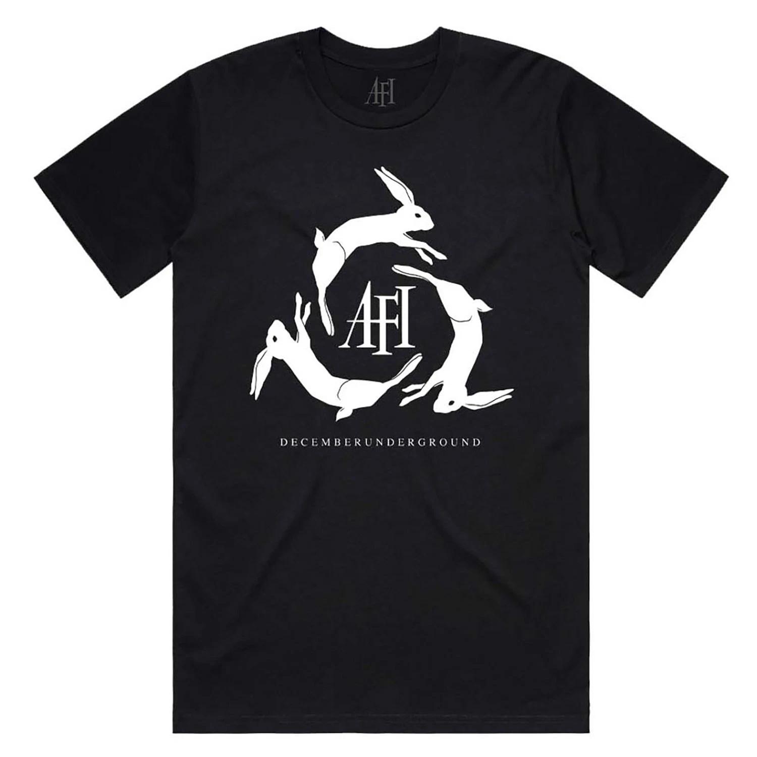 Men s AFI DU Rabbit T-shirt Medium Black S