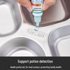 Shengjia 304 Stainless Steel Divided Food Tray