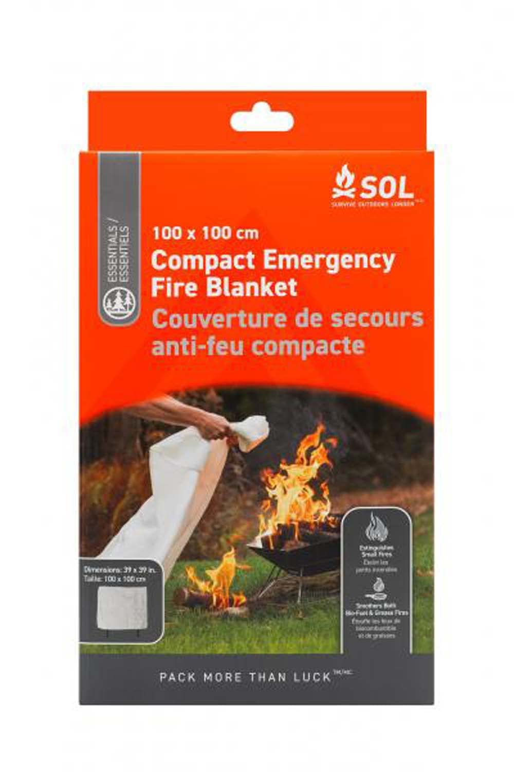 

SOL Emergency Fire Blanket Compact 13829 белый