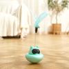 Wobbling Cat Feather Toy Interactive Spring Cat Teaser with Bells Cat Enrichment Feather Toy for Indoor Kittens Play Anxiety Relief