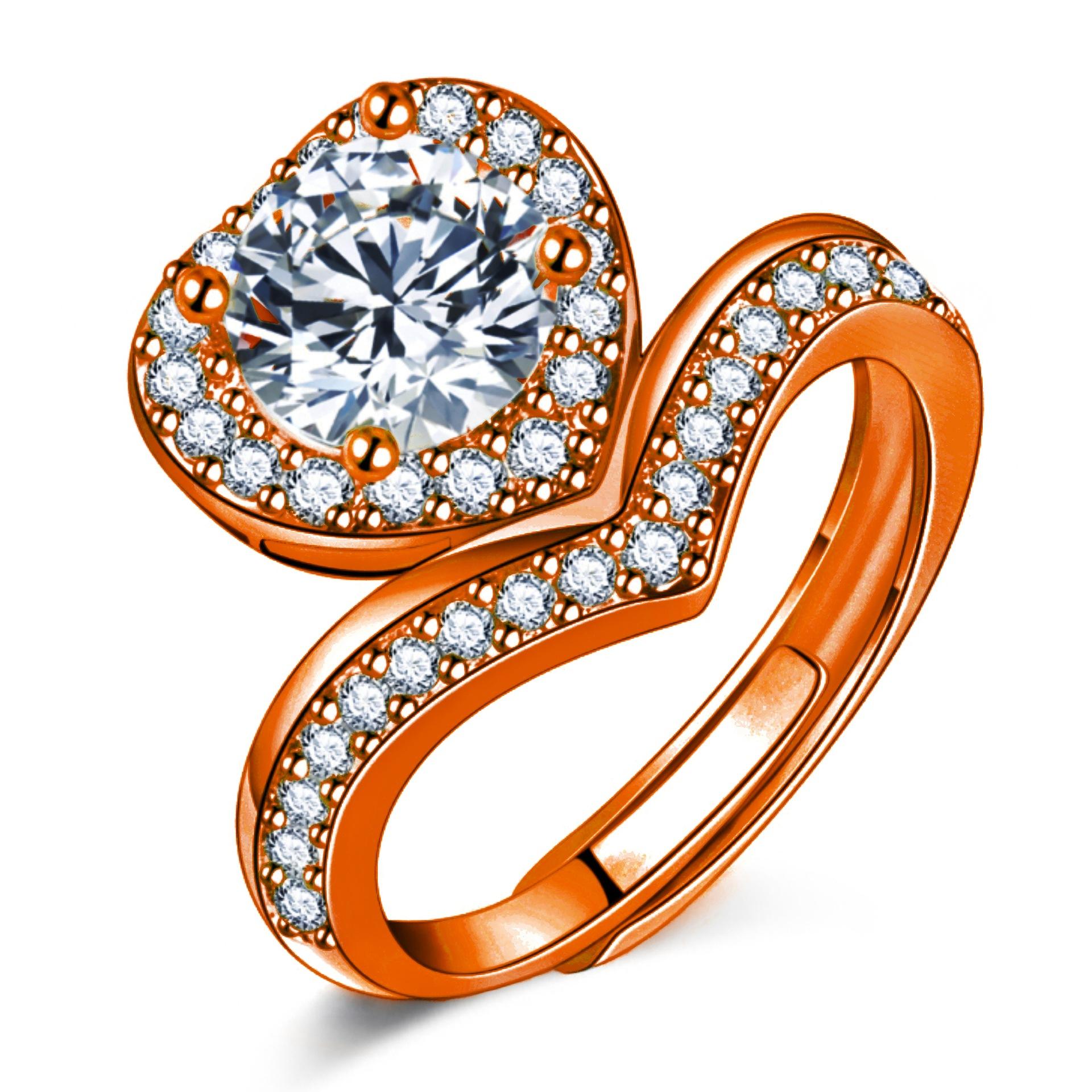 

Большое V-образное кольцо с вермикулитом, обручальное кольцо