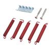 Guitar Tremolo Bridge Springs Kit Replacement Noiseless Accurate Instruments Accessories Red