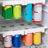 Hanging Fridge Soda Can Organizer Convenient to Install Efficient Fridge Shelf Holder Suitable for Refrigerators Kitchen