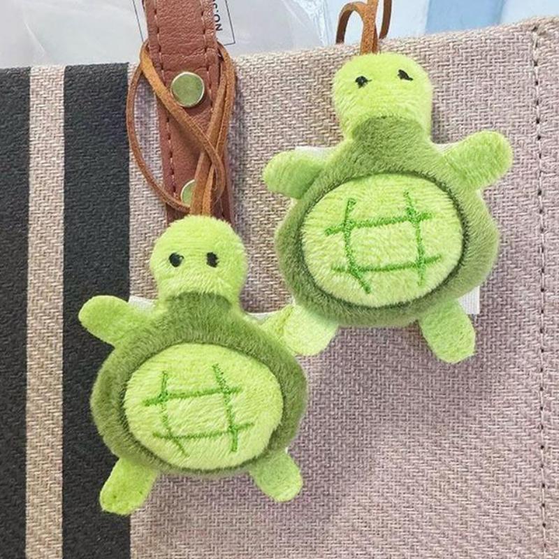 Cartoon Plush Turtle Pendant Bag Pendant Carkeyring Accessories Children'S Gift