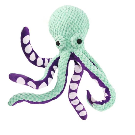 

Octopus Dog Chew Toy Squeaky Plush Pet Toy Soft Stuffed Octopus Tug Toy for Heavy Chewers Small Medium Dogs Boredom Anxiety Relief 1pc