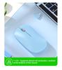 Rechargeable Silent Dual-Mode Bluetooth Wireless Mouse for Gaming and Office Use