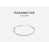 925 Sterling Silver Möbius Loop Bangle - Youthful, Niche Design Women's Bracelet