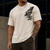 Men’s Eagle Cool Graphic T-Shirt Loose Fit Streetwear Summer Casual Cotton Tee