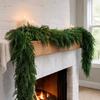 Real Touch Artificial Norfolk Pine Garland 2.7M Artificial Pine Tree Decor  Outdoor