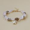Handmade Seashell & Crushed Stone Bracelet with Lobster Clasp - Perfect Summer Travel Souvenir