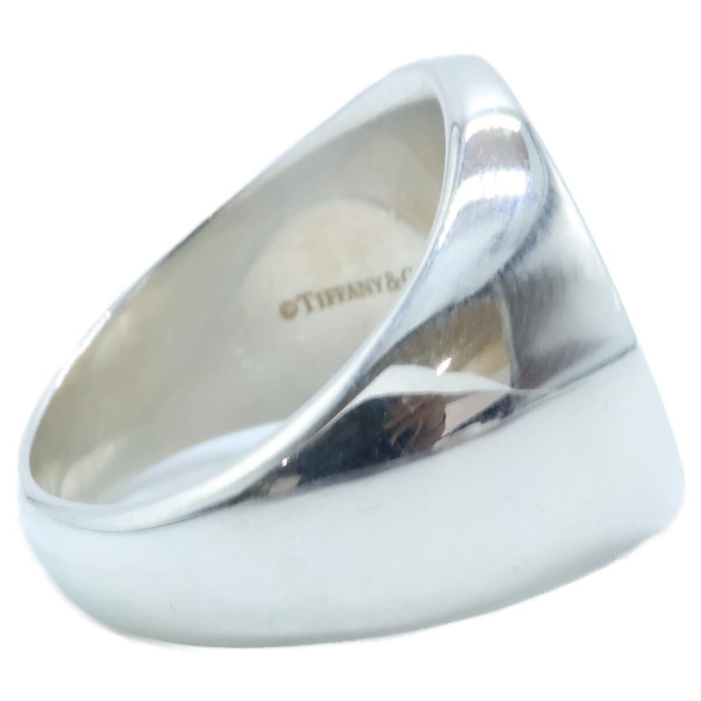 TIFFANY&Co. Ag925 Vintage Oval Signet Ring ring SilverUsed