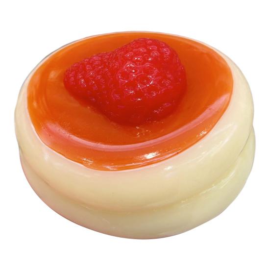 Basque Cake Squeeze Toy Stress Relief Blueberry Strawberry Cake Pinch Toy Focus E