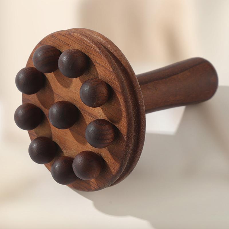 Wooden Hair Scalp Massage Comb Meridian Trigger Point GuaSha Tool for Body And Scalp Relaxation Acupressure Hair Care