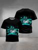 Game Geometry Dashs Print Baby Clothing 7 to 13Years Male Outdoor Clothes for Children Boy Girl Child T-Shirt Top Shirts