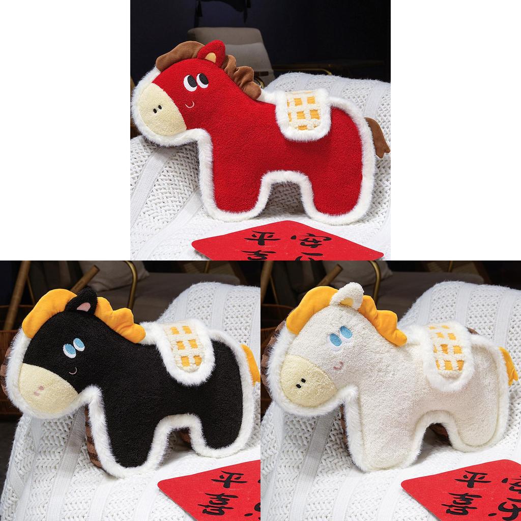 Horse Plush Toy With Pp Cotton Filling For Corporate Yearend Gifting And Lucky Draw Events