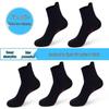 Men's Breathable Cotton Mid-Calf Socks - Sweat-Absorbent, Versatile Business & Sports Wear for All Seasons
