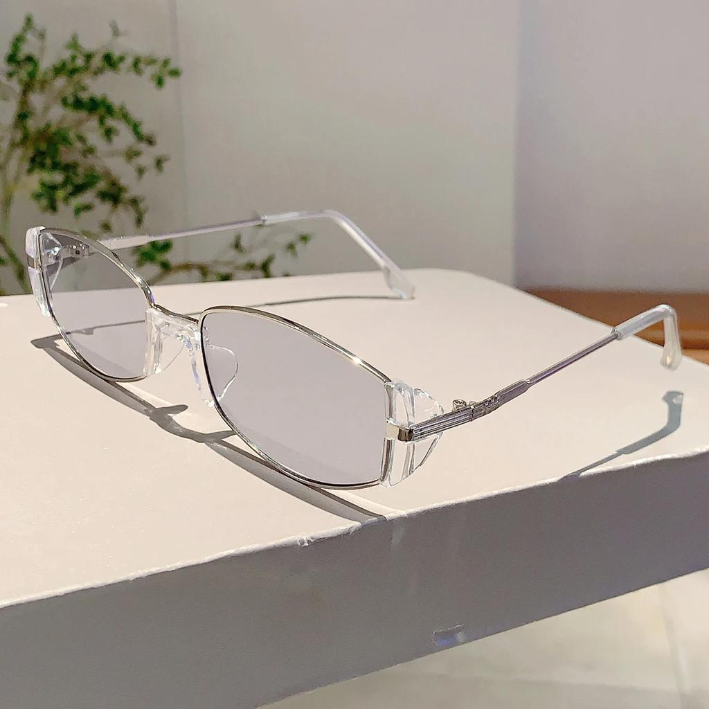 Retro Cat Eye Sunglasses Women Popular Korean Style Trends Shades Fashion Luxury Brand Metal Design Sun Glasses