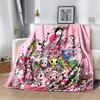 Tokidoki Blanket,portable and Suitable for All Seasons, Making A Unique Birthday Gift.A Soft Flannel Blanket
