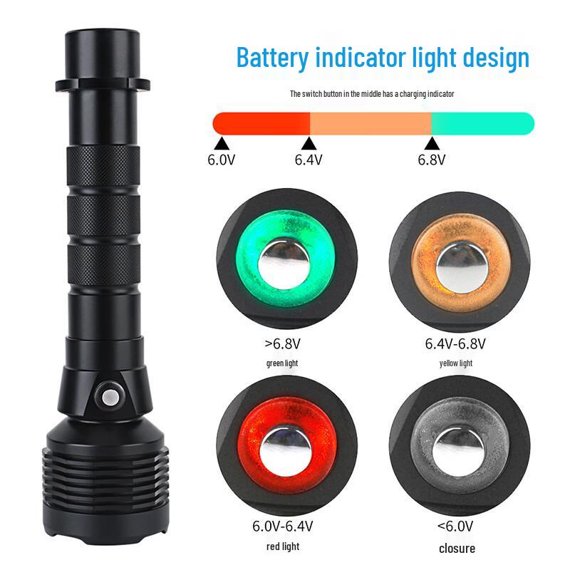 Oeny Handheld Deep Dive Flashlight Kit