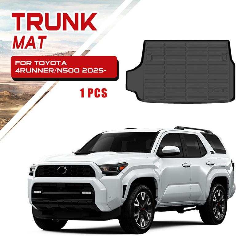Floor Mats Full Sets For Toyota 4Runner 2025 TPE Material Waterproof Anti-Slip Liner Foot Pad cargo mat interior Car Accessories