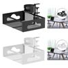 No Drill Under Desk Storage Rack 360 Degree Rotating Under Desk Organizer  Desk Accessories