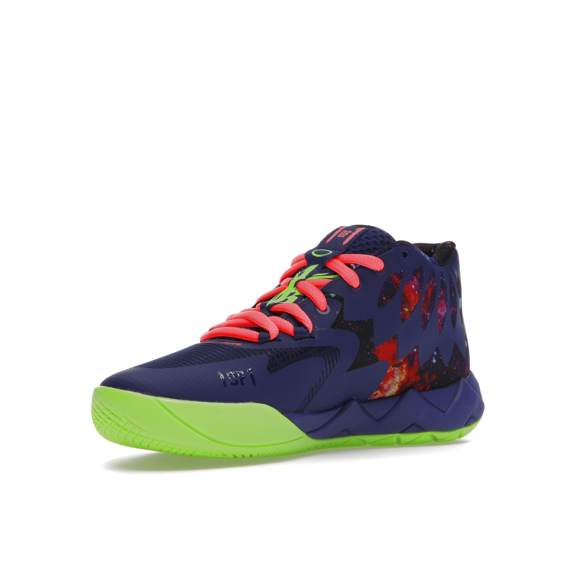 Кроссовки Puma MB.01 Jr Galaxy Kids Синий Электро-Синий Зелёный-Gecko 376887-07 38 — фото 5