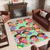 Dora Explorer Customizable Name Area Rug Design for Playrooms Balcony Bedrooms Hallway Antislip Carpet Office home decor Best for Christmas