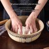 Ningzhao Ceramic Dough Mixing Bowl with Cedar Wood Lid