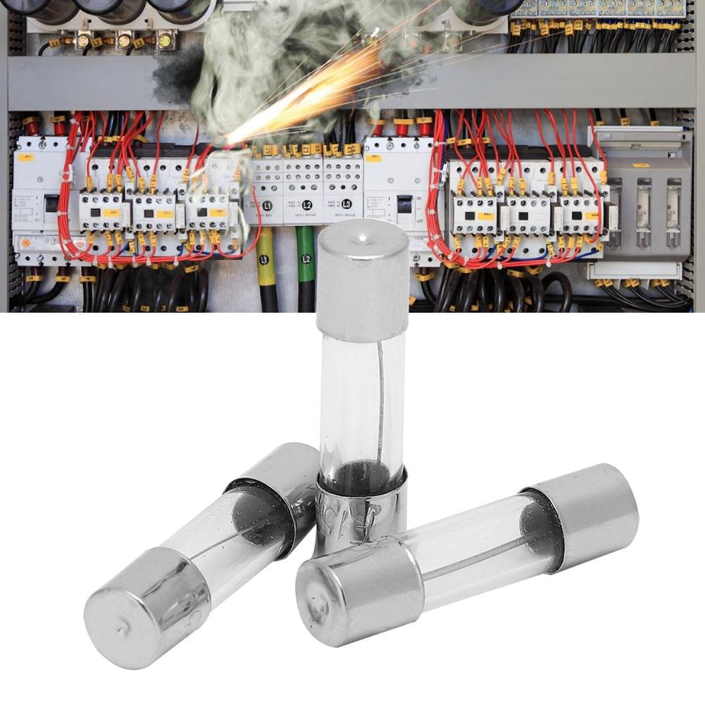 150 ks Skleněná trubičková pojistka Sortimentní sada Nářadí Potřeby 0.1A20A 250V 5x20mm s úložným boxem