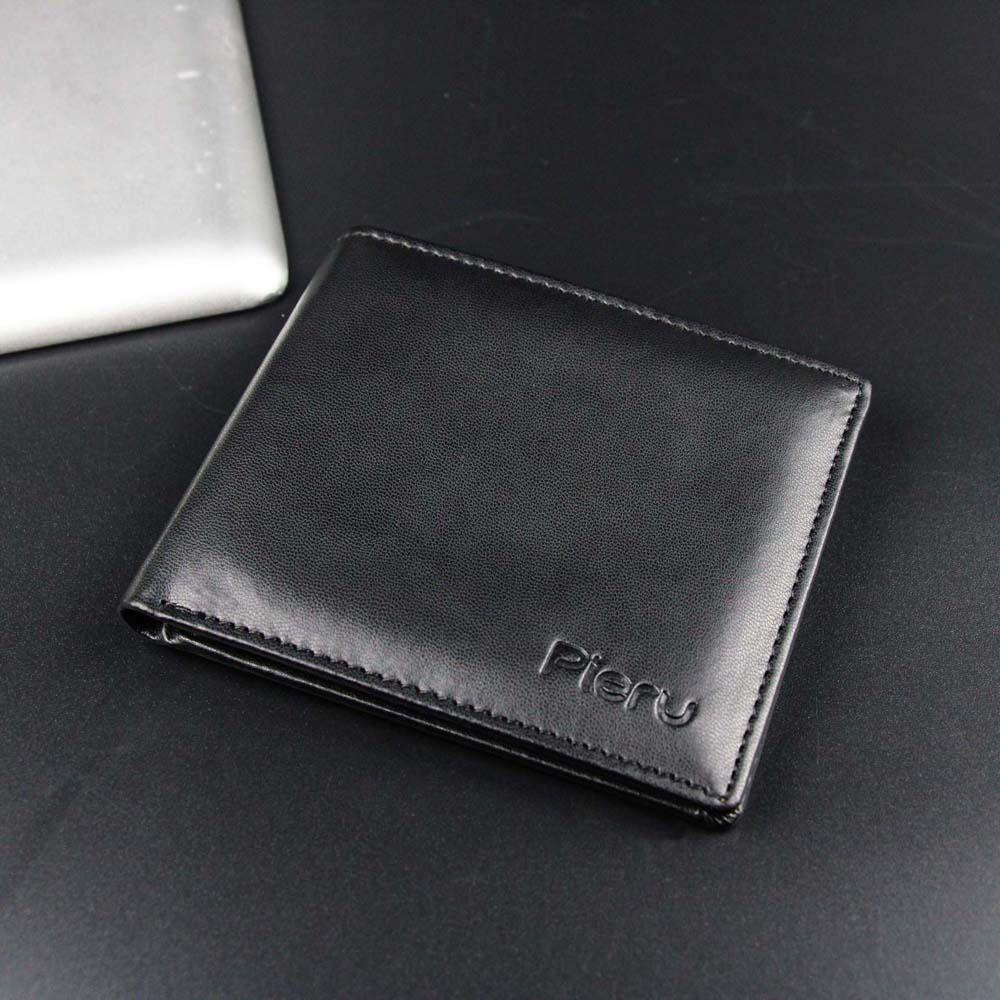 

Portable Credit ID Card Money Bags Card Case Men Card Holder PU Coin Purse Men Wallet Short Purse чёрный