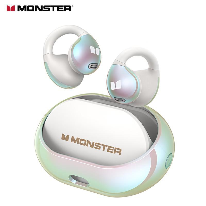 Monster AC600 Waterproof Bluetooth Sports Bone Conduction Clip-On Headphones