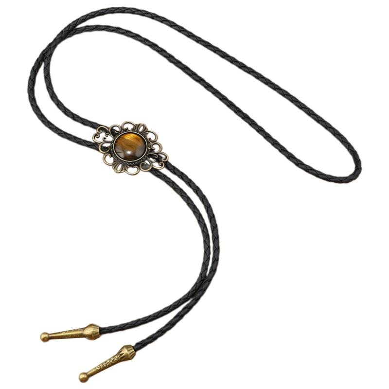 Bolo Tie for Male Teens Cowboy Western Cowgirl Sweater Shirt Decors Necktie