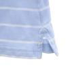 Brooks Brothers Polo à manches courtes à motif bordure L Bleu clair Femme Occasion