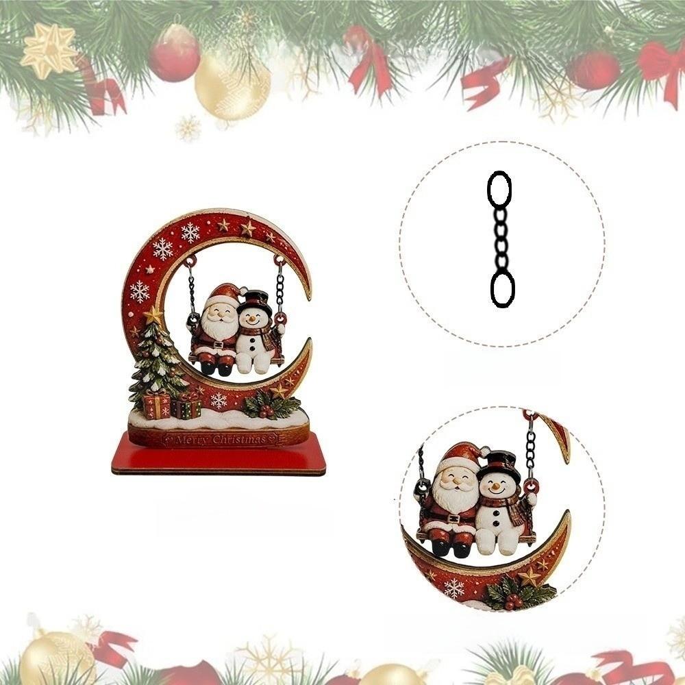 Snowman Deer Christmas Ornaments Ghost Christmas Decoration Santa Claus Ornament  Indoor