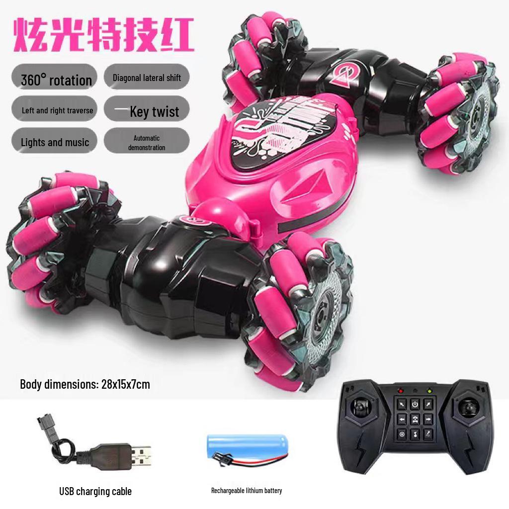 Rechargeable Gesture Sensing Transforming Car - Remote Control Off-Road Drift Toy for Kids