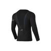 Li Ning Mesh Tight Training Fitness Wear Men tops Standard-Black AUDQ069-1