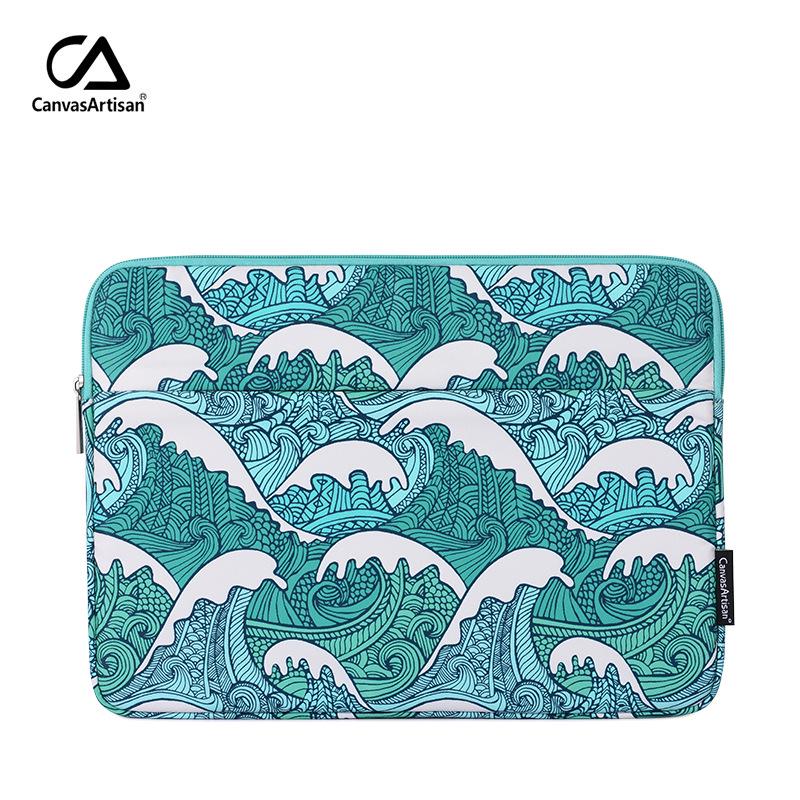 

Принтованный чехол для ноутбука 13 -15 для Huawei, Xiaomi, Lenovo и Apple MacBook 13 inch зелёный