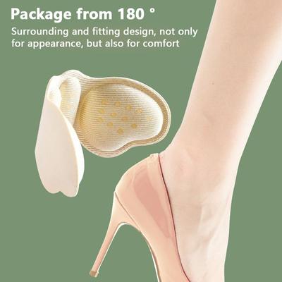Heel Patch For High Heels Anti Drop And Anti Wear Feet Adjusting The Artifact Half Size Insole Change From Big To Small