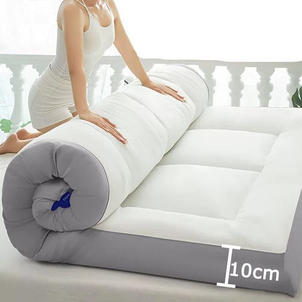 WTEMPO Color Matching Mattress Soft Pad Mattress Household Soft Plush Mattress Non-deformable Bedding Student Dormitory Rental House Floor Thick Mat
