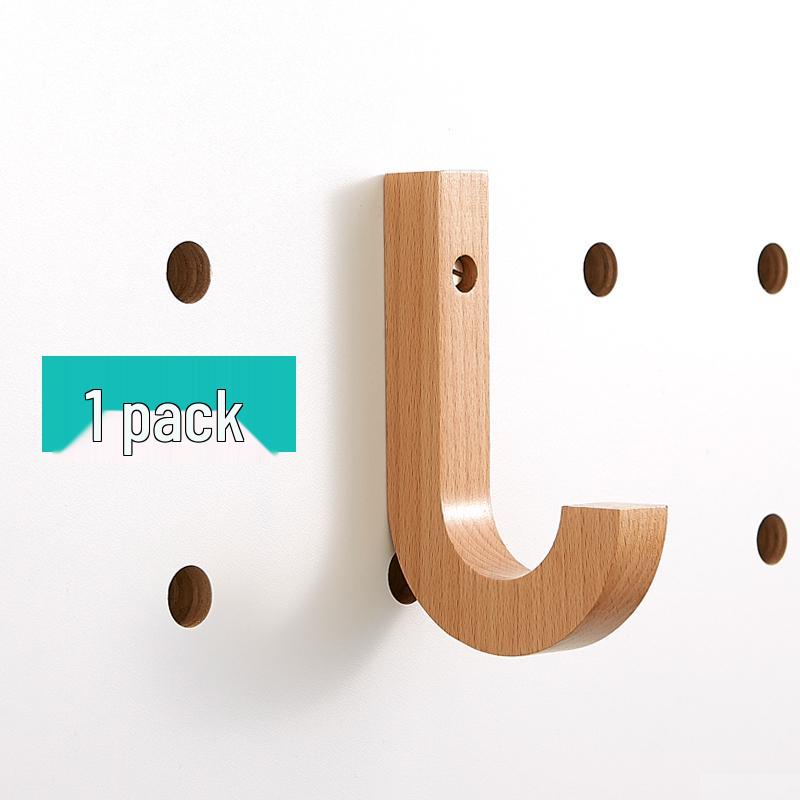 Woodworking Uncle Solid Wood Pegboard Hook for Clothes