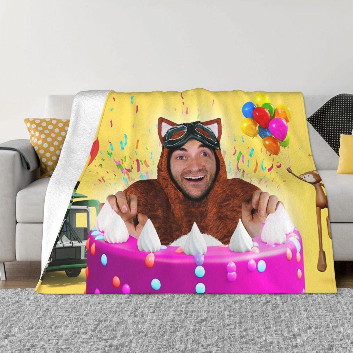 

Danny Go Cartoon Music Education Velvet Throw Blankets Dance Blankets for Sofa Outdoor Super Soft Bed Quilt Breathable 75x90cm