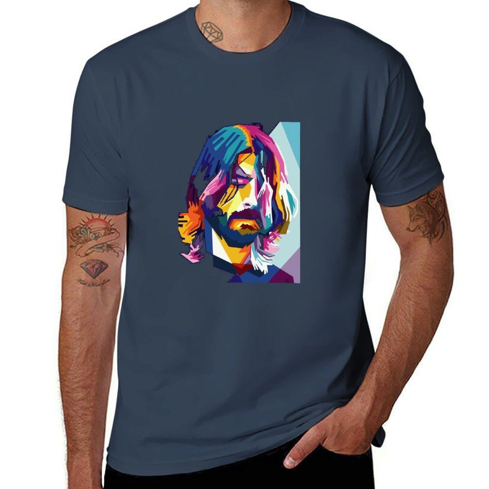 Dave Grohl Graphic Tshirt Summer Fashion Casual Tee Shirt S