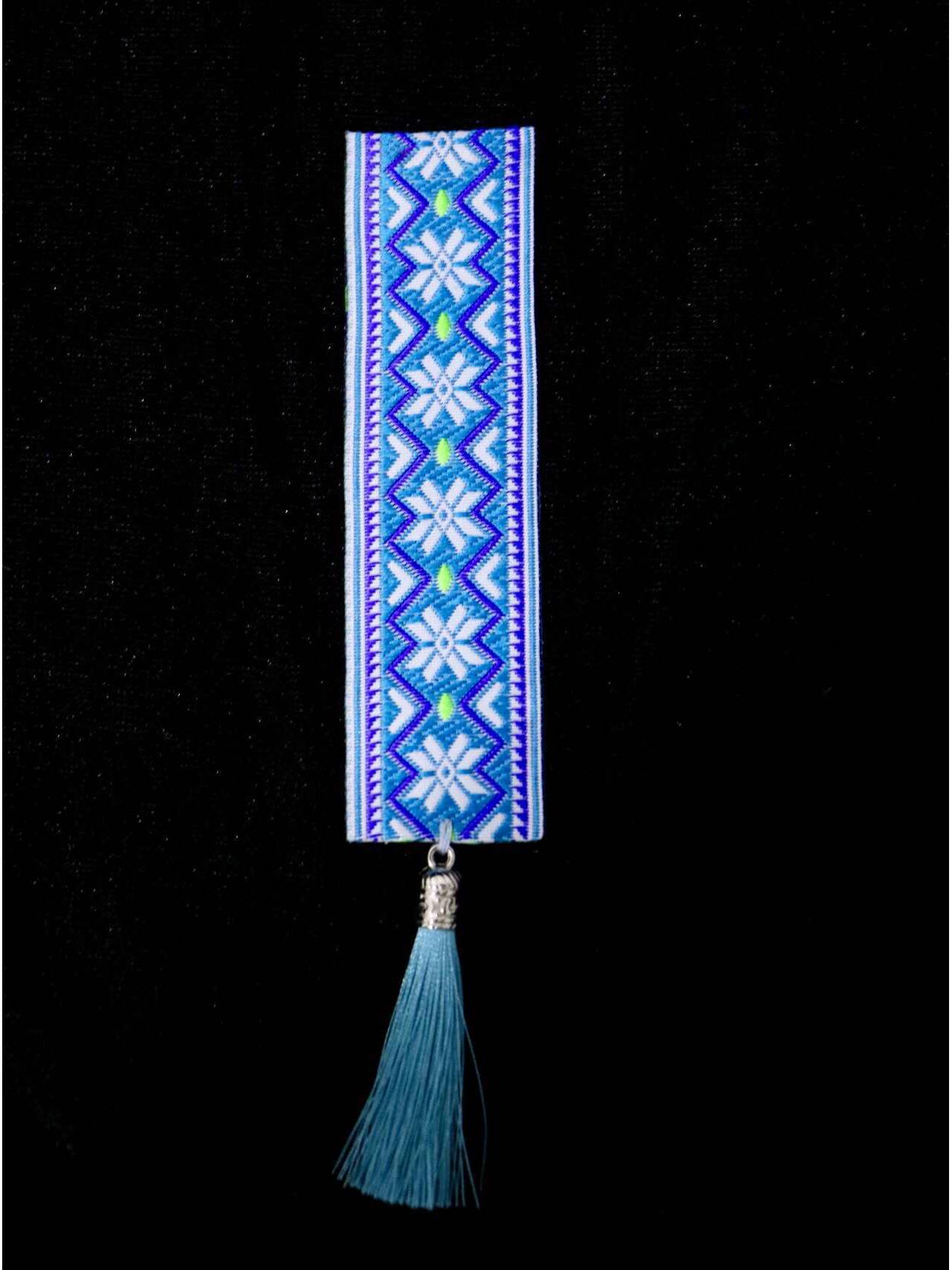 

Zhuang and Miao Heritage Brocade Bookmark Collection: Ethnic Pattern Souvenirs