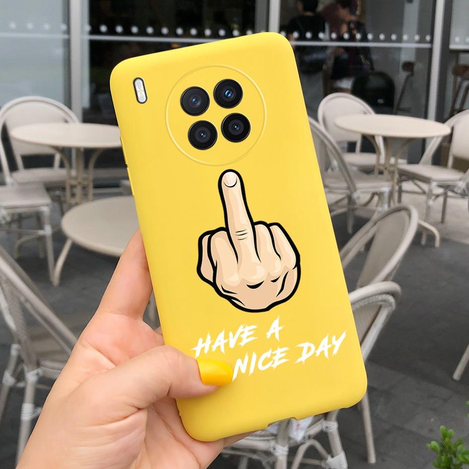 Sunflower Case For Honor 50 Lite Cover On Huawei Nova 8i Phone Case Fashion Painted Soft Back Cover For Honor50 Lite Nova8i Capa
