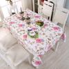 Home Esstisch Tischdecke, kleines frisches Blumenmuster, einfacher Antifouling-Couchtisch, quadratische Tischdecke, Schminktischdecke