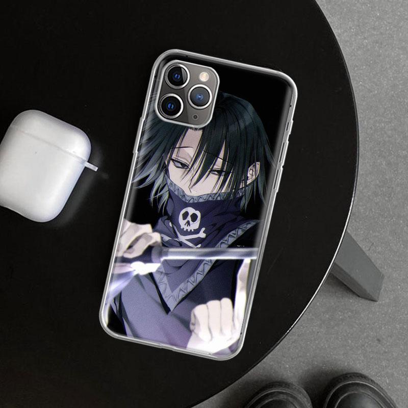 Huner X-Hunters Chrollo Shizuku Phone Case Cover for iPhone 11 12 13 Mini 14 15 Plus 16 Pro Max 17 Air 7 8 + SE Art Customized F