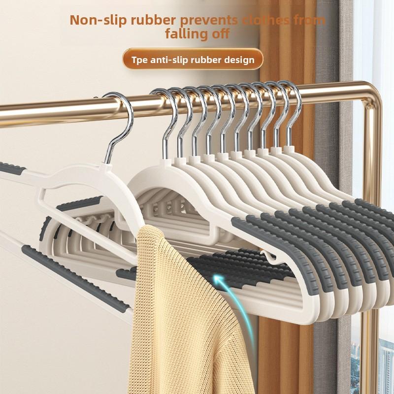 Untraceable Clothes Hanger, Anti-slip and Anti-shoulder Corner Clothes Drying Rack, Household Wardrobe Clothes Hanger, Clothes Support